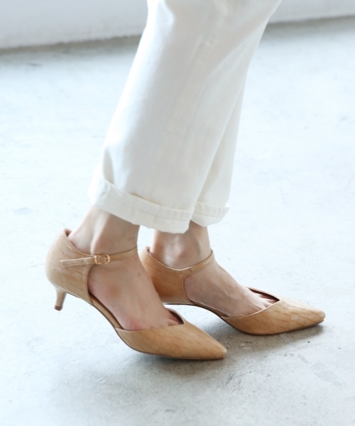 A part by（アパートバイ）の「【WEB限定サイズ・カラー】セパレートパンプス　781549（パンプス・レディース・ホワイト系その他/ブラック/ブラック系その他/ベージュ系その他/グリーン/ピンク・MEDIUM/LARGE/X-LARGE）」の12枚目の写真