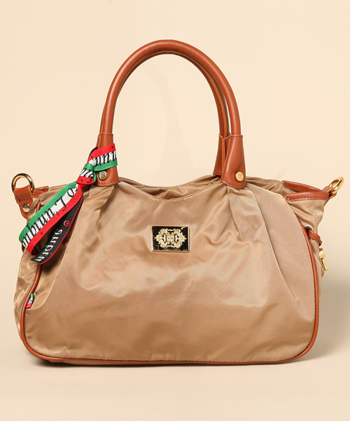 green label relaxing（グリーンレーベルリラクシング）の「OROBIANCO[オロビアンコ] サイドギャザートートバッグ（トートバッグ・レディース・ブラック/ベージュ/ライトピンク/ブラウン/ネイビー・フリー）」の14枚目の写真