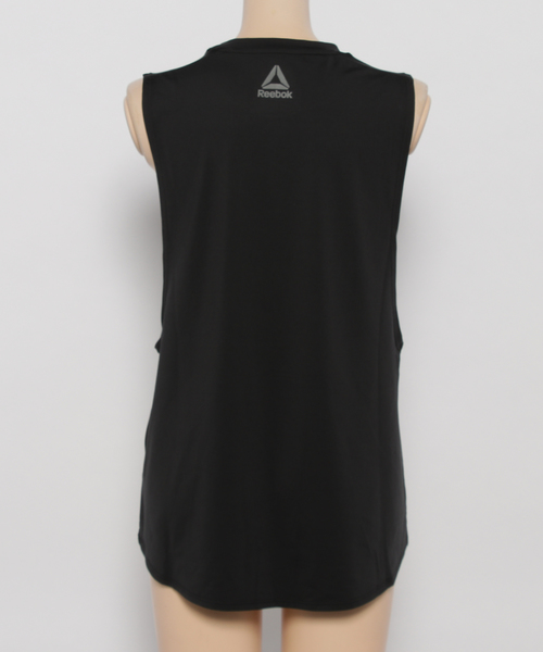 Reebok（リーボック）の「【2018春夏】【日本限定】レズミルズ マッスルタンクLTD [松永三千代モデル]（タンクトップ・レディース・ブラック・LARGE/MEDIUM/SMALL/X-LARGE）」の3枚目の写真
