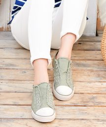 KOBE LETTUCE | フリンジキャンバスベーシックスリッポン(スニーカー)