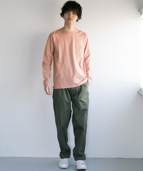 URBAN RESEARCH(アーバンリサーチ)の「ComfortRegularLong-Sleeve T-Shirts(Tシャツ/カットソー・メンズ・ブルー系その他/ピンク/グレー系その他/ホワイト/ベージュ・LARGE/MEDIUM)」の12枚目の写真