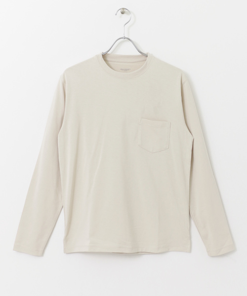 URBAN RESEARCH(アーバンリサーチ)の「ComfortRegularLong-Sleeve T-Shirts(Tシャツ/カットソー・メンズ・ブルー系その他/ピンク/グレー系その他/ホワイト/ベージュ・LARGE/MEDIUM)」の7枚目の写真