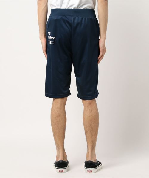 DESCENTE（デサント）の「デサント スウェットハーフパンツ スクエアメッシュハーフパンツ DMMLJG24（スウェットパンツ・メンズ・ネイビー/ホワイト・3L/S/LL/L/M）」の4枚目の写真