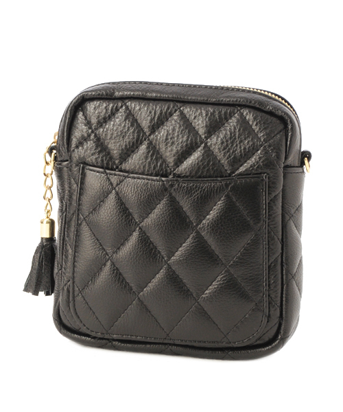 DURAS（デュラス）の「キルティングミニバッグ（ショルダーバッグ・レディース・ブラック/イエロー/ピンク/レッド/ゴールド・FREE）」の2枚目の写真