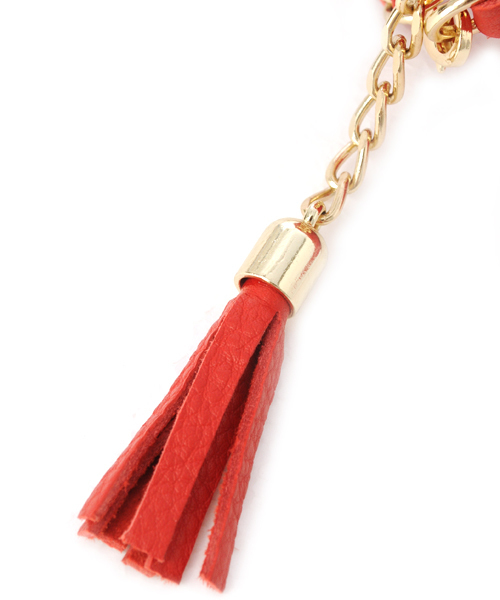 DURAS（デュラス）の「キルティングミニバッグ（ショルダーバッグ・レディース・ブラック/イエロー/ピンク/レッド/ゴールド・FREE）」の7枚目の写真