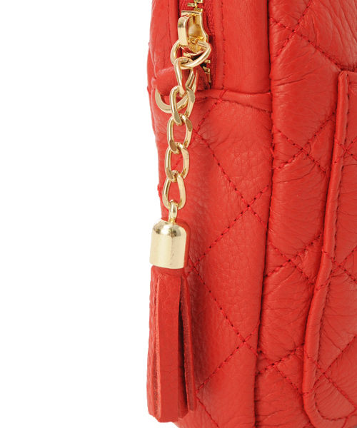 DURAS（デュラス）の「キルティングミニバッグ（ショルダーバッグ・レディース・ブラック/イエロー/ピンク/レッド/ゴールド・FREE）」の15枚目の写真