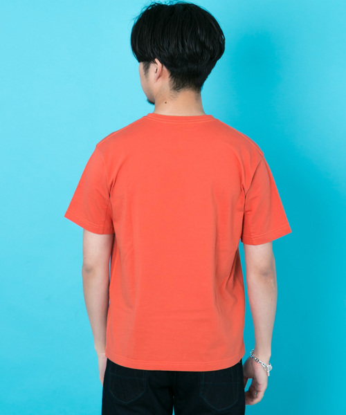 WORK NOT WORK URBAN RESEARCH（ワークノットワークアーバンリサーチ）の「度詰天竺WHISPER BIRD T-SHIRTS（Tシャツ/カットソー・メンズ・オレンジ・LARGE/SMALL/MEDIUM）」の6枚目の写真