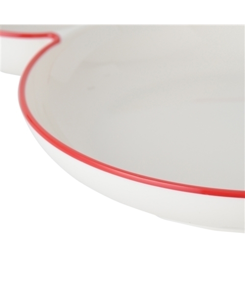 Francfranc(フランフラン)の「ディズニー ミッキー メラミンセパレートプレート リム アイボリーxレッド(キッチンツール・レディース・マルチ・FREE)」の4枚目の写真