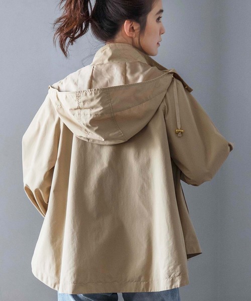 GeeRA（ジーラ）の「ライナー付フレアーマウンテンパーカー（マウンテンパーカー・レディース・ベージュ/ネイビー/カーキ・MEDIUM/LARGE/X-LARGE）」の17枚目の写真