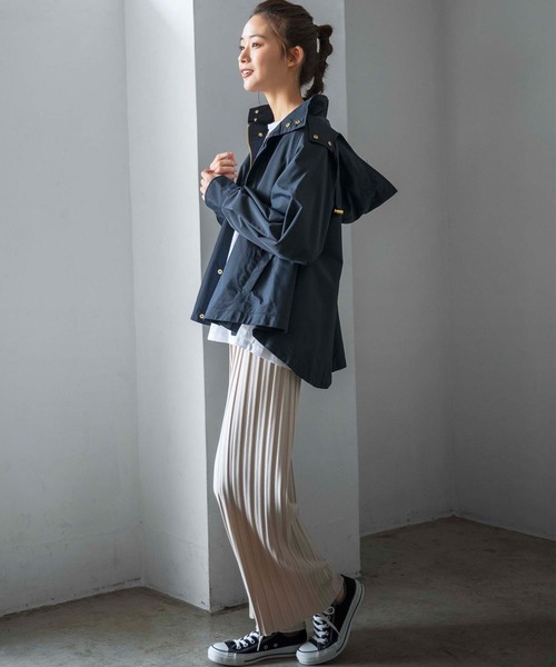 GeeRA（ジーラ）の「ライナー付フレアーマウンテンパーカー（マウンテンパーカー・レディース・ベージュ/ネイビー/カーキ・MEDIUM/LARGE/X-LARGE）」の14枚目の写真