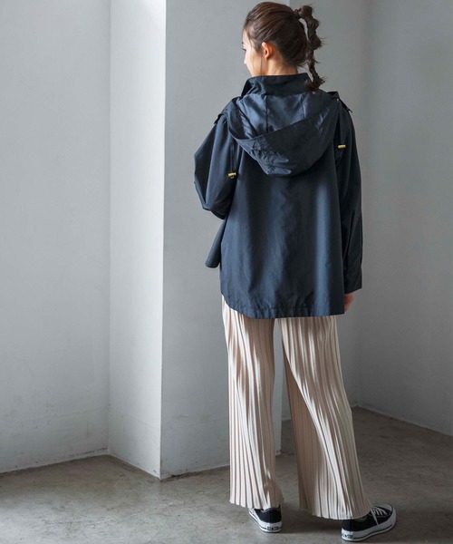 GeeRA（ジーラ）の「ライナー付フレアーマウンテンパーカー（マウンテンパーカー・レディース・ベージュ/ネイビー/カーキ・MEDIUM/LARGE/X-LARGE）」の15枚目の写真