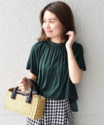 liflattie ships | liflattie ships:ツイルドレープ2WAYトップス◇(Tシャツ/カットソー)