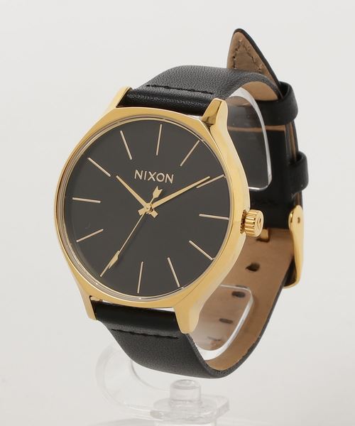 NIXON（ニクソン）の「CLIQUE LEATHER（アナログ腕時計）」 - WEAR