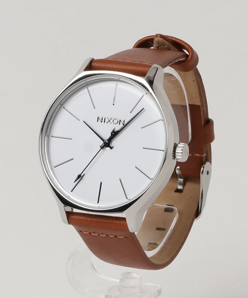 NIXON（ニクソン）の「CLIQUE LEATHER（アナログ腕時計）」 - WEAR