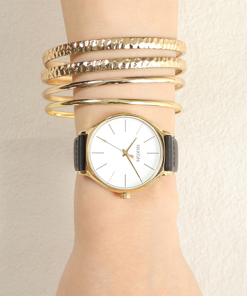 NIXON（ニクソン）の「CLIQUE LEATHER（アナログ腕時計）」 - WEAR