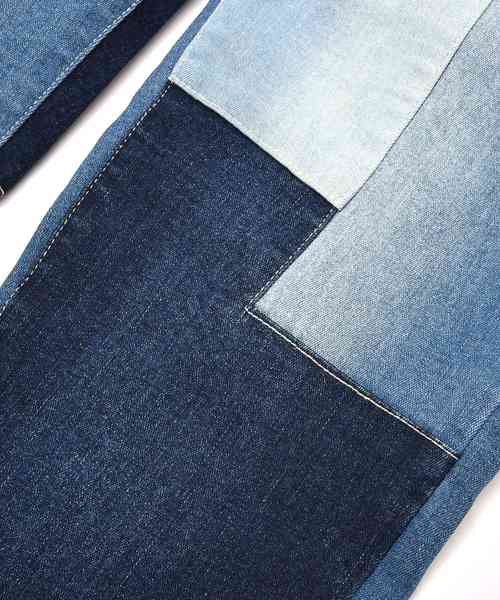 JOKER(ジョーカー)の「【JOKER】パッチワークスキニーデニムパンツ メンズ(デニムパンツ・メンズ・ブラック/ブルー・S/M/L)」の14枚目の写真