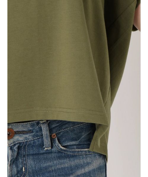 Ungrid(アングリッド)の「デザインショートTee(Tシャツ/カットソー・レディース・ブラック/オフホワイト/カーキ・FREE)」の12枚目の写真