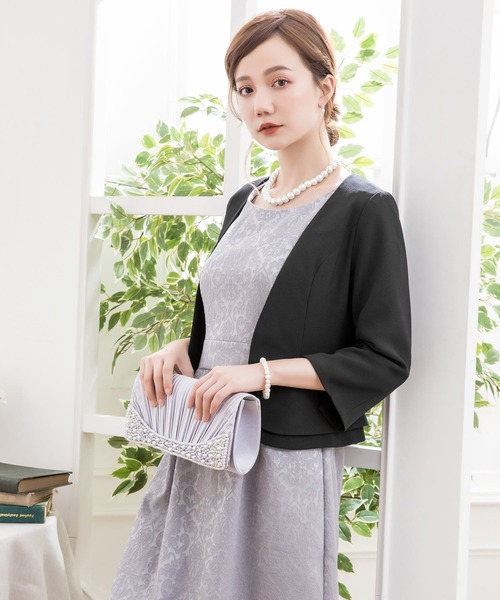 セール】ぺプラジャケット風パーティーボレロ（カーディガン/ボレロ