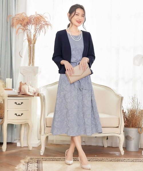 DRESS STAR(ドレス スター)の「ぺプラジャケット風パーティーボレロ(カーディガン/ボレロ・レディース・ベージュ/ブラック/コーラルピンク/ネイビー/グレー/ダークグレー・S/L/XL/XXL/M)」の14枚目の写真