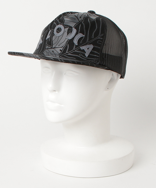 Hurley （ハーレー）の「M HRLY SZ ULULOA HAT/ハーレー 帽子 キャップ アイコン 総柄（キャップ・メンズ・ブラック/オリーブ・FREE）」の2枚目の写真