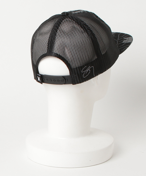 Hurley （ハーレー）の「M HRLY SZ ULULOA HAT/ハーレー 帽子 キャップ アイコン 総柄（キャップ・メンズ・ブラック/オリーブ・FREE）」の3枚目の写真