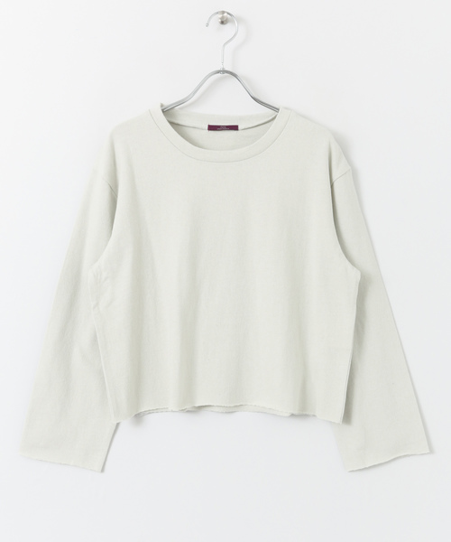 ITEMS URBANRESEARCH（アイテムズ アーバンリサーチ）の「ルーズカットプルオーバー（Tシャツ/カットソー・レディース・ブラック/ネイビー/グレー/オフホワイト・FREE）」の2枚目の写真