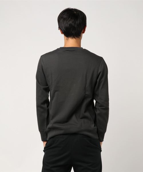 VENCEEXCHANGE（ヴァンスエクスチェンジ）の「ピグメント加工裏毛スウェットプルオーバー（スウェット・メンズ・ブラック/ベージュ・M/L）」の3枚目の写真