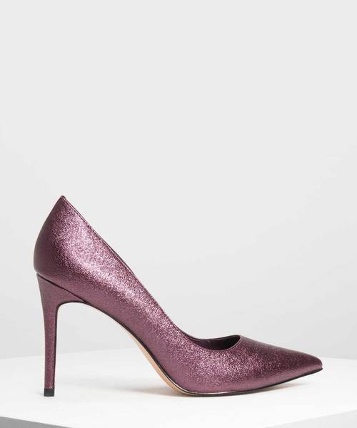 CHARLES & KEITH(チャールズ & キース)の「クラシックポインテッドパンプス / Classic Pointed Pumps(パンプス・レディース・ライトグレー/ブラック/パープル・22.5cm/23cm/23.5cm/24.5cm/25cm)」の3枚目の写真