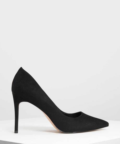 CHARLES & KEITH(チャールズ & キース)の「クラシックポインテッドパンプス / Classic Pointed Pumps(パンプス・レディース・ライトグレー/ブラック/パープル・22.5cm/23cm/23.5cm/24.5cm/25cm)」の2枚目の写真