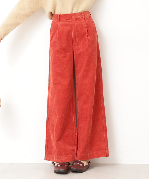 FREE'S MART(フリーズマート)の「コーデュロイストレートワイドパンツ(その他パンツ・レディース・ブルー/オレンジ/ベージュ・SMALL/MEDIUM)」の1枚目の写真