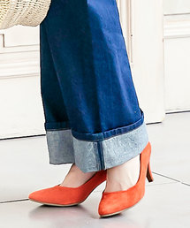 KOBE LETTUCE | インソール付き7ｃｍヒールポインテッドトゥシンプルパンプス(パンプス)