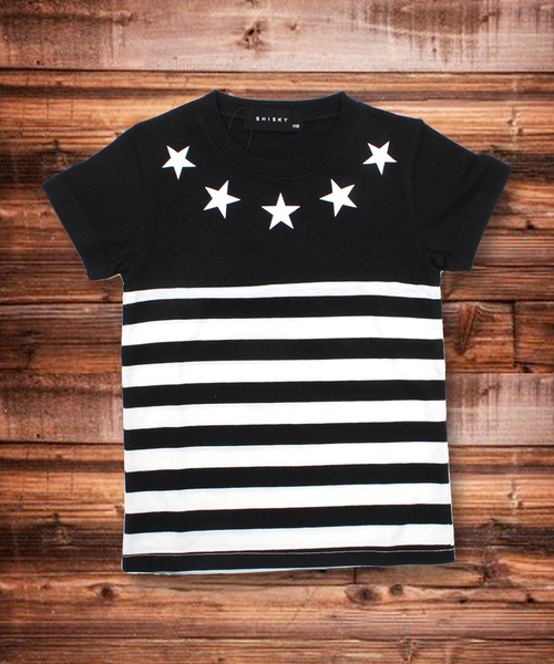 セール ボーダー切り替え半袖tシャツ キッズ Tシャツ カットソー The Casual カジュアル のファッション通販 Zozotown