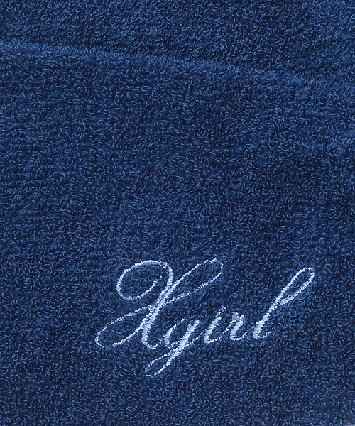 X-girl（エックスガール）の「TERRY CLOTH HAIR BAND（ヘアバンド・レディース・ブラック/レッド/ネイビー・ONE SIZE）」の6枚目の写真