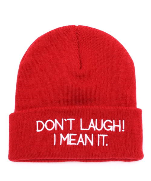 WEGO(ウィゴー)の「WEGO/ロゴ刺繍ニットキャップ(ニットキャップ/ビーニー・メンズ・ネイビー/レッド/ブラック・FREE)」の3枚目の写真