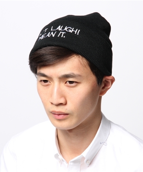 WEGO(ウィゴー)の「WEGO/ロゴ刺繍ニットキャップ(ニットキャップ/ビーニー・メンズ・ネイビー/レッド/ブラック・FREE)」の7枚目の写真