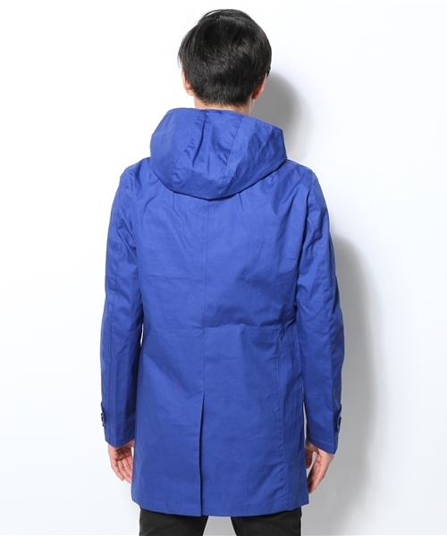 NANO universe（ナノユニバース）の「ボーダー柄ボンディングコート（その他アウター・メンズ・ベージュ/レッド/ブルー/ネイビー/マスタード・LARGE/MEDIUM）」の8枚目の写真