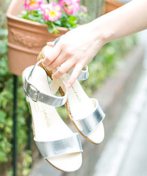 NANO universe | GAIMO/別注レザーローヒール(サンダル)