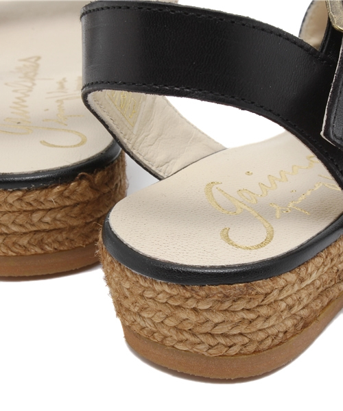 NANO universe（ナノユニバース）の「GAIMO/別注レザーローヒール（サンダル・レディース・グレイッシュベージュ/ブラック/シルバー・38/37/36）」の6枚目の写真