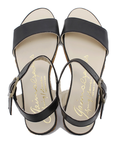 NANO universe（ナノユニバース）の「GAIMO/別注レザーローヒール（サンダル・レディース・グレイッシュベージュ/ブラック/シルバー・38/37/36）」の7枚目の写真