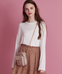 Heather | フェミニンムードTユルプルオーバー　　850338(Tシャツ/カットソー)