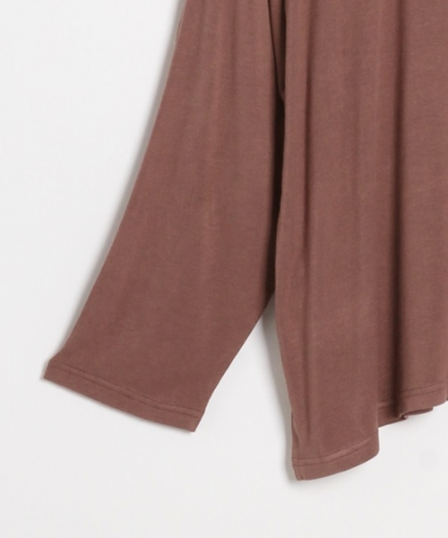 Heather（ヘザー）の「フェミニンムードTユルプルオーバー　　850338（Tシャツ/カットソー・レディース・ブラウン/ピンク/ブルー/ホワイト/ブラック/ベージュ・FREE）」の10枚目の写真