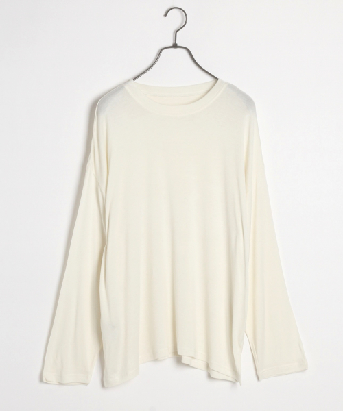 Heather（ヘザー）の「フェミニンムードTユルプルオーバー　　850338（Tシャツ/カットソー・レディース・ブラウン/ピンク/ブルー/ホワイト/ブラック/ベージュ・FREE）」の15枚目の写真