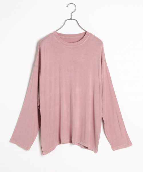 Heather（ヘザー）の「フェミニンムードTユルプルオーバー　　850338（Tシャツ/カットソー・レディース・ブラウン/ピンク/ブルー/ホワイト/ブラック/ベージュ・FREE）」の20枚目の写真