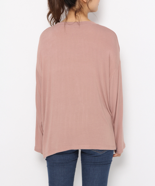 Heather（ヘザー）の「フェミニンムードTユルプルオーバー　　850338（Tシャツ/カットソー・レディース・ブラウン/ピンク/ブルー/ホワイト/ブラック/ベージュ・FREE）」の22枚目の写真