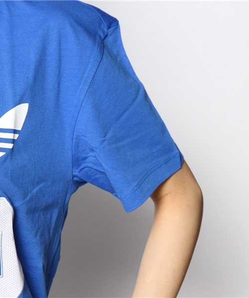adidas Originals(アディダスオリジナルス)の「アディダス オリジナルス adidas Originals SL 72 TEE(Tシャツ/カットソー・レディース・ホワイト/ブルー・MEDIUM/SMALL)」の7枚目の写真