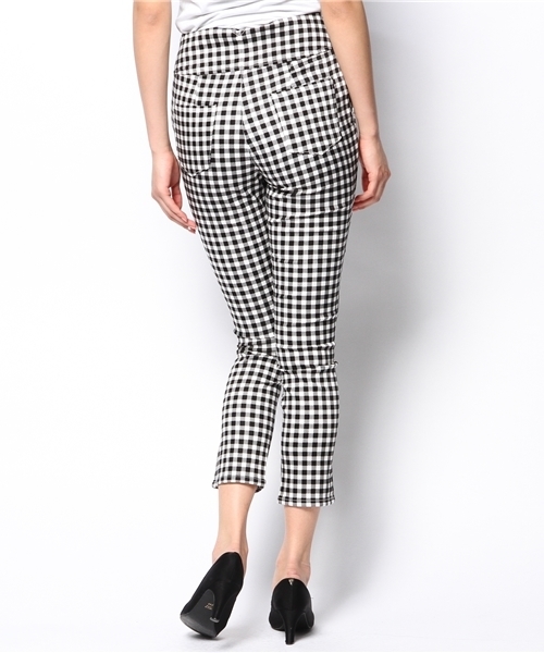 one after another NICE CLAUP(ワンアフターアナザーナイスクラップ)の「【ナイスクラップ】ハイウェストパンツ(その他パンツ・レディース・チェック/ネイビー/ホワイト・FREE)」の6枚目の写真