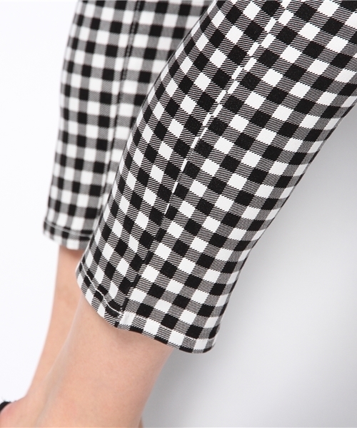 one after another NICE CLAUP(ワンアフターアナザーナイスクラップ)の「【ナイスクラップ】ハイウェストパンツ(その他パンツ・レディース・チェック/ネイビー/ホワイト・FREE)」の10枚目の写真