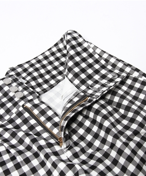 one after another NICE CLAUP(ワンアフターアナザーナイスクラップ)の「【ナイスクラップ】ハイウェストパンツ(その他パンツ・レディース・チェック/ネイビー/ホワイト・FREE)」の9枚目の写真