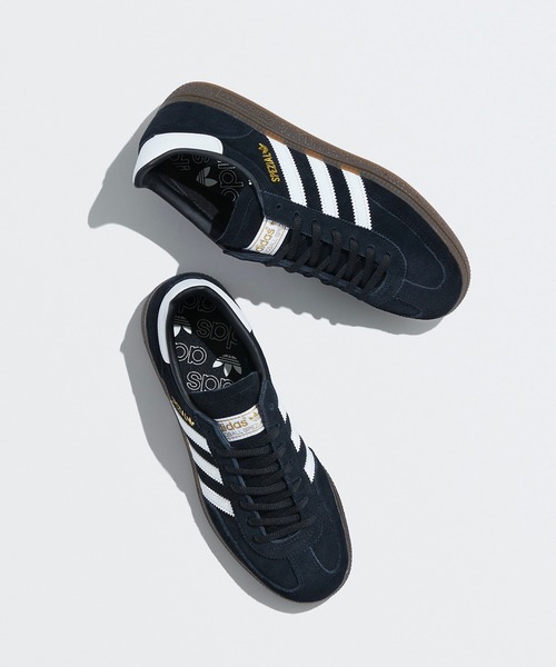 adidas spezial スニーカー ブラック adidas | 〈別注〉HANDBALL SPEZIAL MEN（スニーカー）｜adidas
