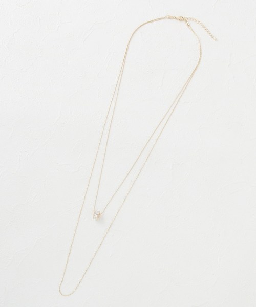 セール キュービックリング２連ネックレス ネックレス Its Demo イッツデモ のファッション通販 Zozotown